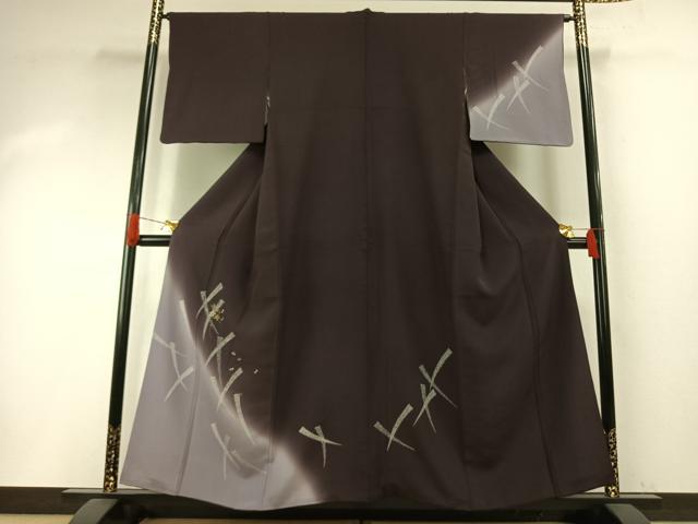 平和屋着物●訪問着　花蝶文　暈し染め　金彩　正絹　逸品　AABI1224fy