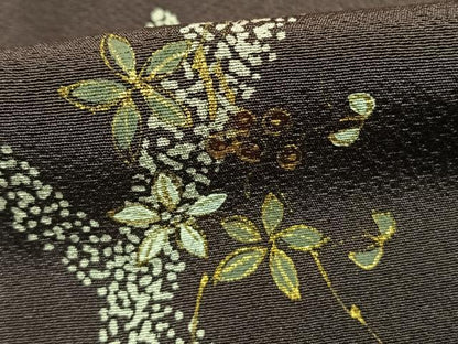 平和屋着物●訪問着　花蝶文　暈し染め　金彩　正絹　逸品　AABI1224fy