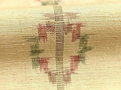 平和屋着物●上質な紬　琉球絣　正絹　逸品　AABI1226fy