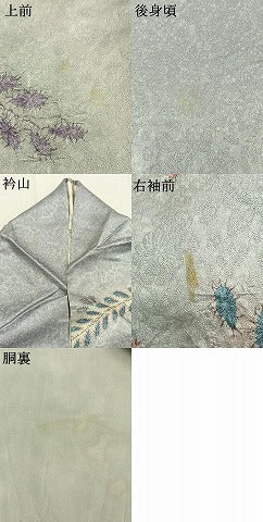 平和屋着物●訪問着　辻が花　暈し染め　金彩　正絹　逸品　AABI1233fy