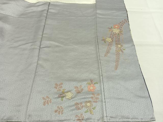 平和屋着物●訪問着　辻が花　暈し染め　金彩　正絹　逸品　AABI1233fy