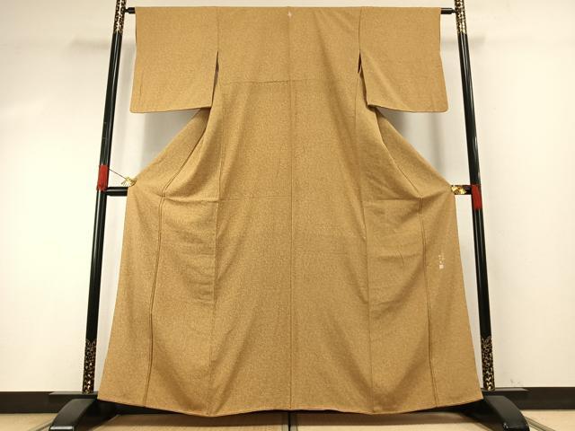 平和屋着物●樋口実　江戸小紋　鶴　亀　三越扱い　正絹　逸品　AABI1245fy