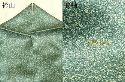 平和屋着物●訪問着　駒刺繍　松竹梅　風景文　暈し染め　金彩　西武百貨店扱い　ロング丈　正絹　逸品　AABI1247fy