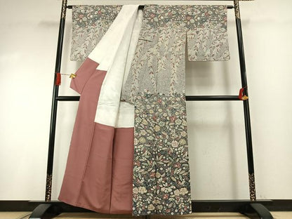 平和屋着物●訪問着　辻が花　暈し染め　正絹　逸品　未使用　AABI1255fy