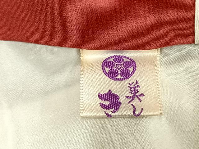 平和屋着物●中国三大刺繍　汕頭刺繍　スワトウ刺繍　総刺繍　振袖　花鳥文　葡萄色　正絹　逸品　AABI1259fy