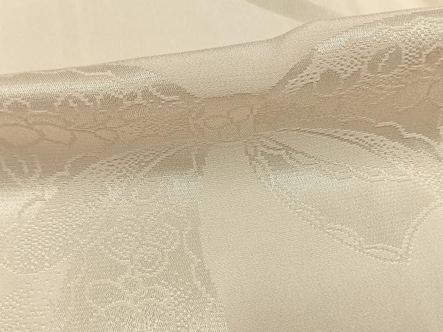 平和屋着物●振袖用長襦袢　無双仕立て　リボン地紋　暈し染め　正絹　逸品　AABI1284fy
