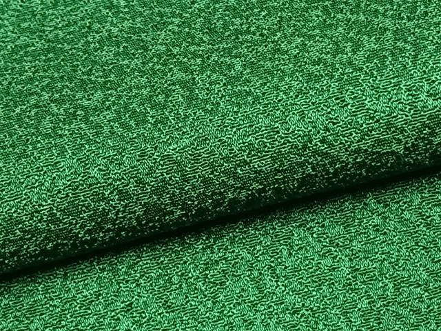 平和屋着物●豪華振袖　深緑色　正絹　逸品　AABI1288fy