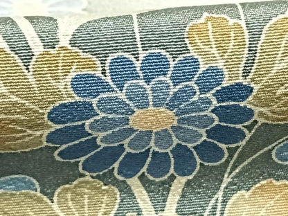 平和屋着物●訪問着　友禅　作家物　草花文　暈し染め　ロング丈　正絹　逸品　AABI1290fy