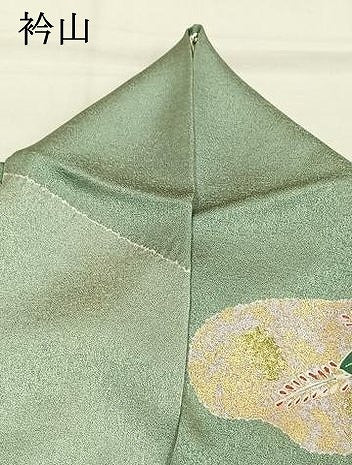 平和屋着物●訪問着　絞り　花鳥文　金彩　正絹　逸品　AABI1296fy