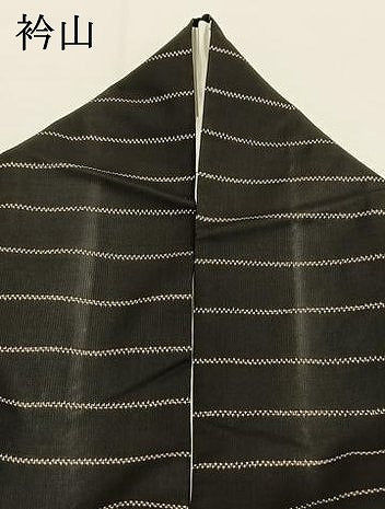 平和屋着物●本場大島紬　一元7マルキ　幾何学文様　正絹　逸品　AABI1304fy