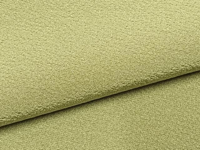 平和屋着物●上質な色無地　抹茶色　正絹　逸品　AABI1306fy