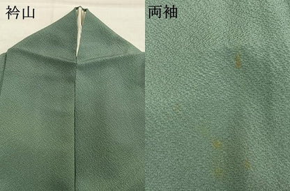 平和屋着物●染色作家　斉藤三才　小紋　霞文　暈し染め　さが美扱い　正絹　逸品　AABI1308fy