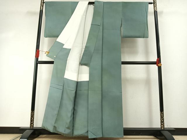 平和屋着物●染色作家　斉藤三才　小紋　霞文　暈し染め　さが美扱い　正絹　逸品　AABI1308fy