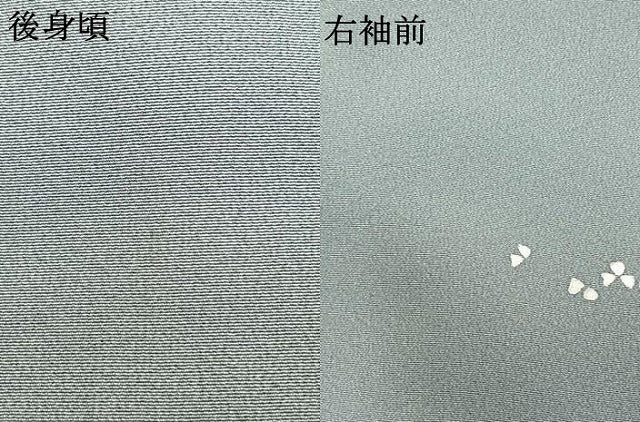 平和屋着物●訪問着　友禅　作家物　草花文　正絹　逸品　AABI1311fy