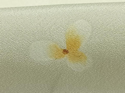 平和屋着物●本加賀友禅作家 内嶋さつき 　長襦袢　袷　手描き　草花文　さが美扱い　正絹　逸品　AABI1312fy
