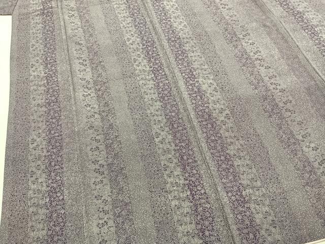 平和屋着物●江戸小紋　間道　正絹　逸品　AABI1318fy