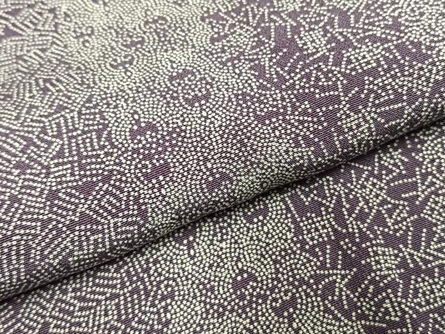 平和屋着物●江戸小紋　間道　正絹　逸品　AABI1318fy