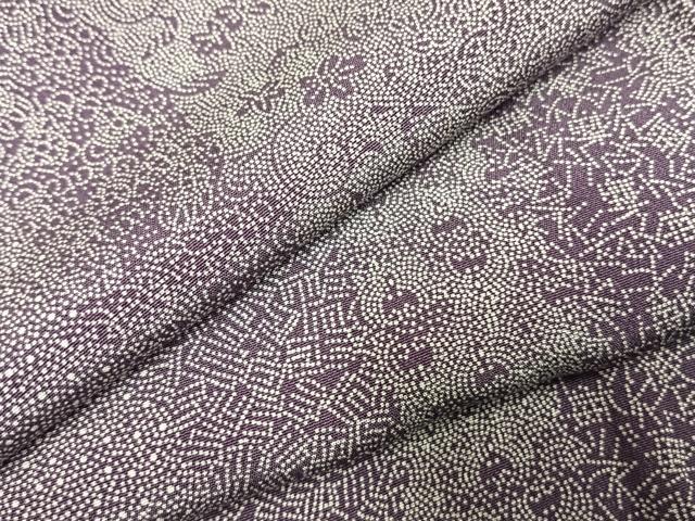 平和屋着物●江戸小紋　間道　正絹　逸品　AABI1318fy