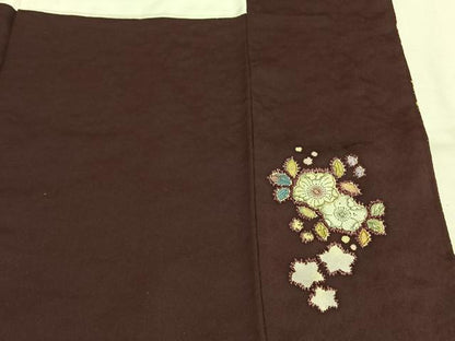 平和屋着物●訪問着　作家物　辻が花　絞り　暈し染め　金彩　正絹　逸品　AABI1322fy