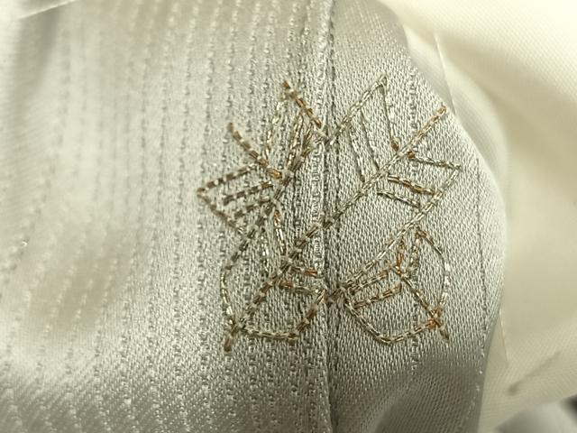 平和屋着物●訪問着　色紙重ね花文　暈し染め　銀糸　金銀彩　正絹　逸品　AABI1332fy