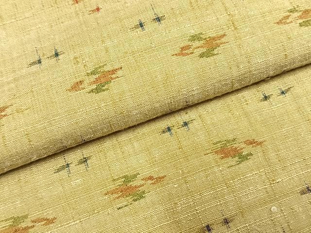 平和屋着物●上質な紬　飛鳥文　正絹　逸品　AABI1342fy