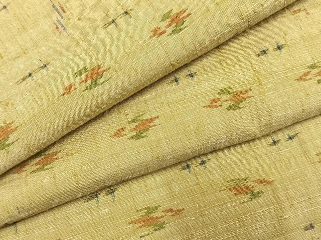 平和屋着物●上質な紬　飛鳥文　正絹　逸品　AABI1342fy