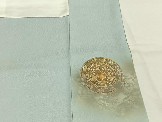 平和屋着物●訪問着　花鳥丸文　暈し染め　金彩　正絹　逸品　AABI1345fy