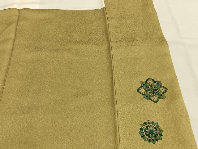 平和屋着物●螺鈿工芸作家　佐野正喜　訪問着　吉祥花文　金彩　正絹　逸品　AABI1346fy