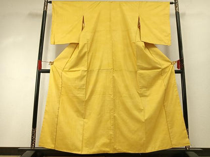 平和屋着物●本場大島紬　染大島　江戸小紋　作家物　扇面花文　正絹　逸品　AABI1358fy