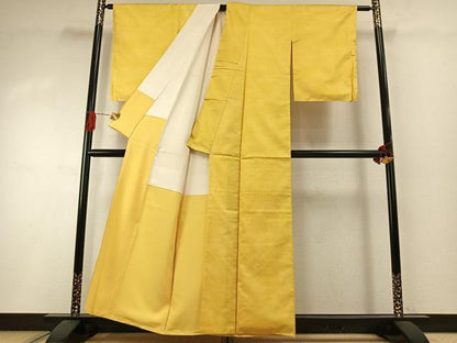 平和屋着物●本場大島紬　染大島　江戸小紋　作家物　扇面花文　正絹　逸品　AABI1358fy