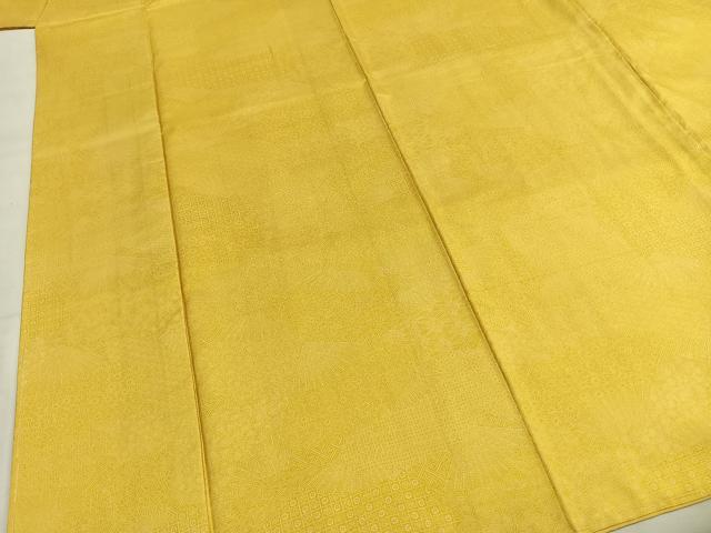 平和屋着物●本場大島紬　染大島　江戸小紋　作家物　扇面花文　正絹　逸品　AABI1358fy