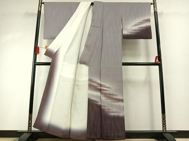 平和屋着物●訪問着　霞文　暈し染め　正絹　逸品　AABI1360fy