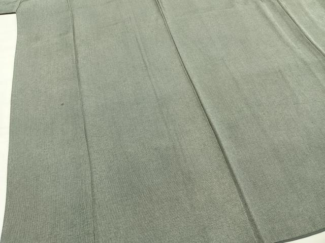 平和屋着物●重要無形文化財 人間国宝 児玉博 日本工芸会正会員 藍田正雄の父・藍田春吉 江戸小紋 万筋 灰色×白色 正絹 逸品 AABI1370fy