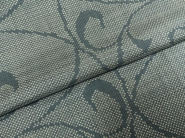 平和屋着物●本場大島紬　一元絣　唐草文　正絹　逸品　未使用　AABI1378fy