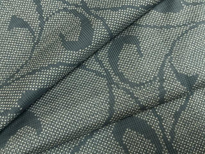 平和屋着物●本場大島紬　一元絣　唐草文　正絹　逸品　未使用　AABI1378fy