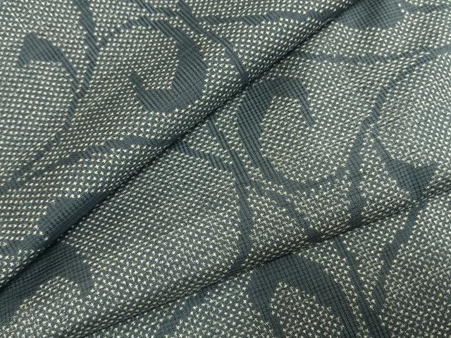 平和屋着物●本場大島紬　一元絣　唐草文　正絹　逸品　未使用　AABI1378fy