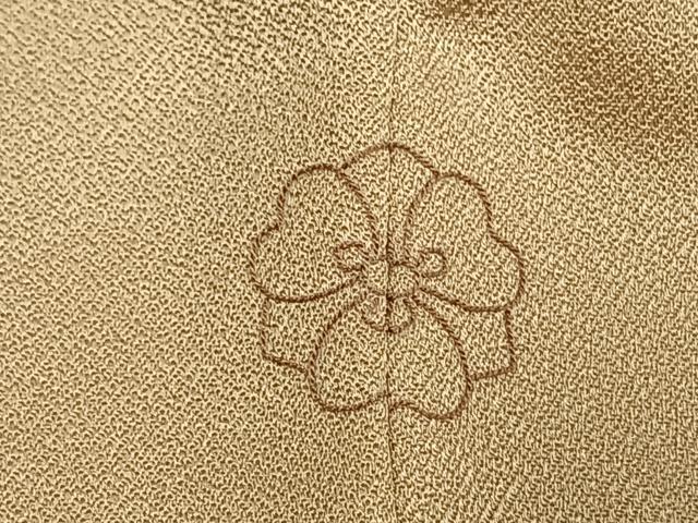 平和屋着物●訪問着　刺繍　笹竹飛鳥文　金糸　金彩　正絹　逸品　AABI1379fy