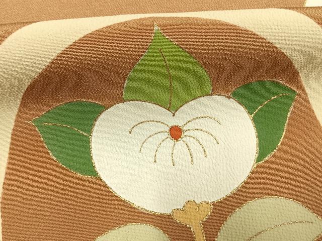平和屋着物●銀座　志ま亀　色留袖　友禅　花丸文　金彩　正絹　逸品　AABI1383fy