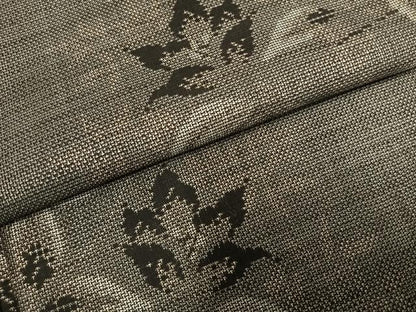 平和屋着物●本場大島紬　カタス9マルキ　草花文　正絹　逸品　未使用　AABI1388fy
