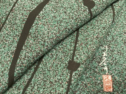 平和屋着物●二代目 川村久太郎　訪問着　枝垂れ文　正絹　逸品　未使用　AABI1390fy