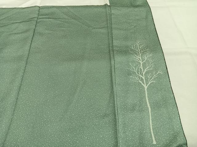 平和屋着物●二代目 川村久太郎　訪問着　枝垂れ文　正絹　逸品　未使用　AABI1390fy