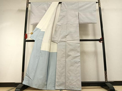 平和屋着物●紅花紬　米沢　霞文　正絹　逸品　AABI1391fy