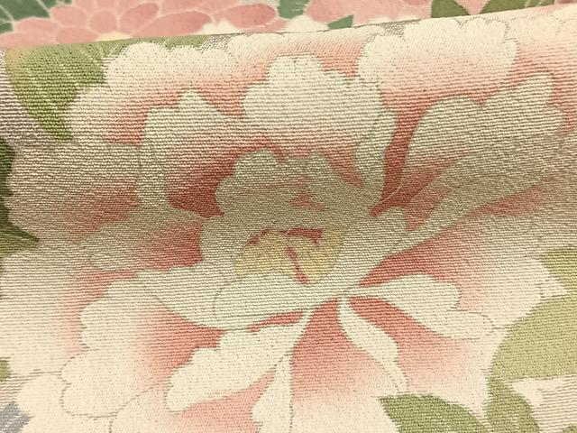 平和屋着物●訪問着　友禅　作家物　草花文　暈し染め　正絹　逸品　未使用　AABI1396fy