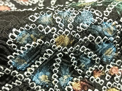 平和屋着物●訪問着　総刺繍　流水花文　金彩　正絹　逸品　未使用　AABI1400fy