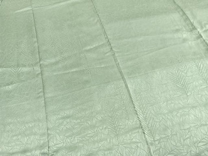 平和屋着物●無地絵羽訪問着　樹林地紋　青磁鼠色　正絹　逸品　AABI1412fy