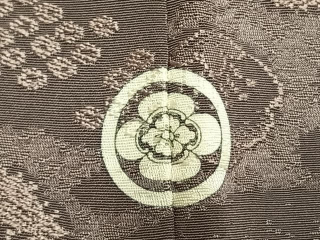 平和屋着物●天目織　お召　辻が花　正絹　逸品　AABI1423fy