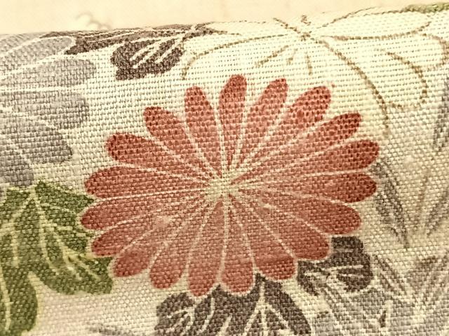平和屋着物●訪問着　紬地　作家物　松竹梅　風景花文　やまと誂製　正絹　逸品　AABI1428fy