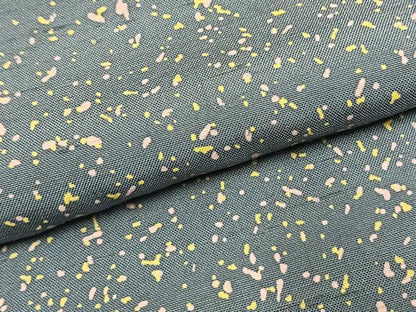 平和屋着物●石川県指定無形文化財　牛首紬　白山工房　手織り　霞文　正絹　逸品　AABI1435fy