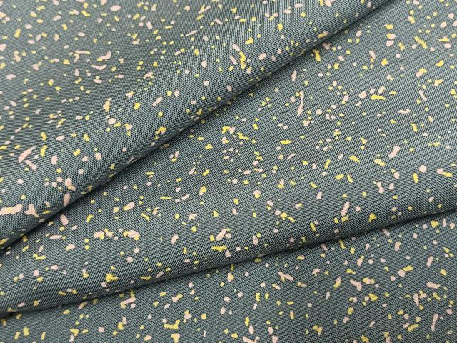 平和屋着物●石川県指定無形文化財　牛首紬　白山工房　手織り　霞文　正絹　逸品　AABI1435fy