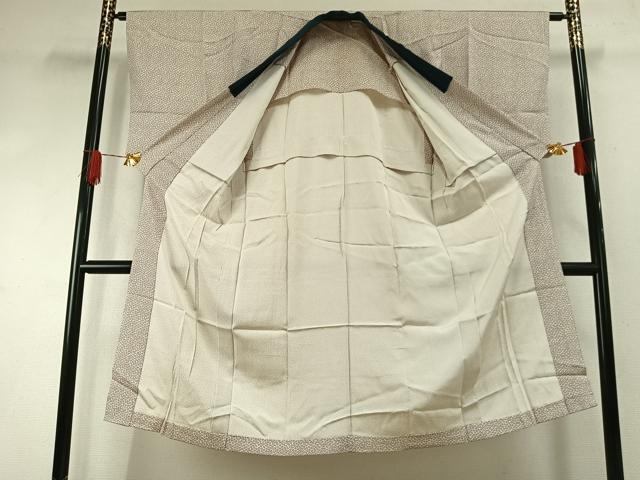 平和屋着物●男性　長襦袢　無双仕立て　蝶尽くし　正絹　逸品　AABI1442fy
